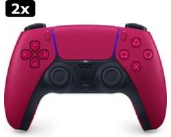 2x Sony PS5 DualSense draadloze controller - Cosmic Red