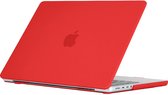 Mobigear - Laptophoes geschikt voor Apple MacBook Pro 14 Inch (2021-2024) Hoes Hardshell Laptopcover MacBook Case | Mobigear Matte - Rood - Model A2442 / A2779 / A2918 / A2992