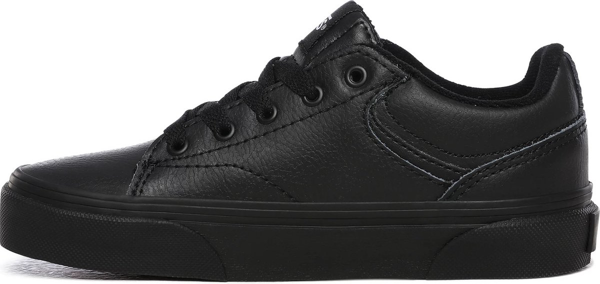 Boys black vans deals
