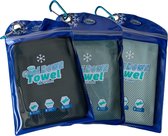Cool Down Towel - Mint/Groen/Petrol - Cooling Towel Set van 3 - Verkoelende handdoek voor wandelen, hardlopen, tennis, reizen, fitness en yoga - Koeldoek nek - Towel Cooling - Airflip Cooling Towel