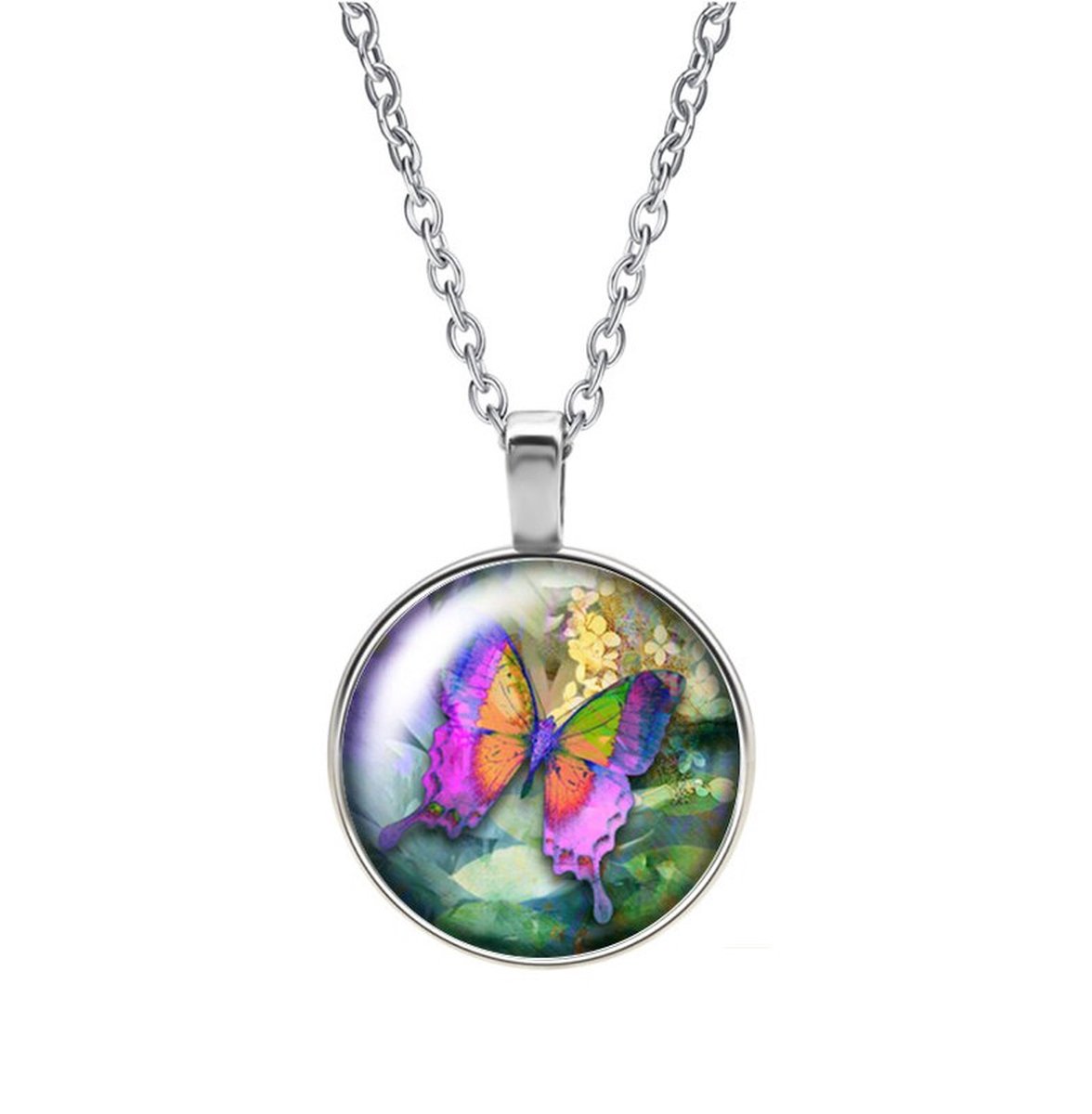 Ketting Glas - Vlinder