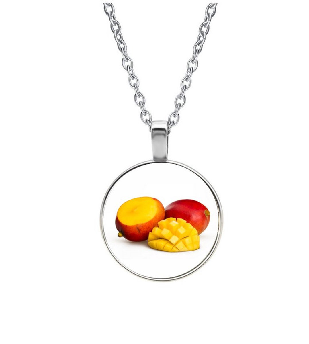 Ketting Glas - Mango