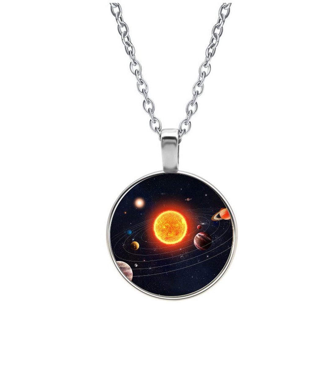 Ketting Glas - Zon