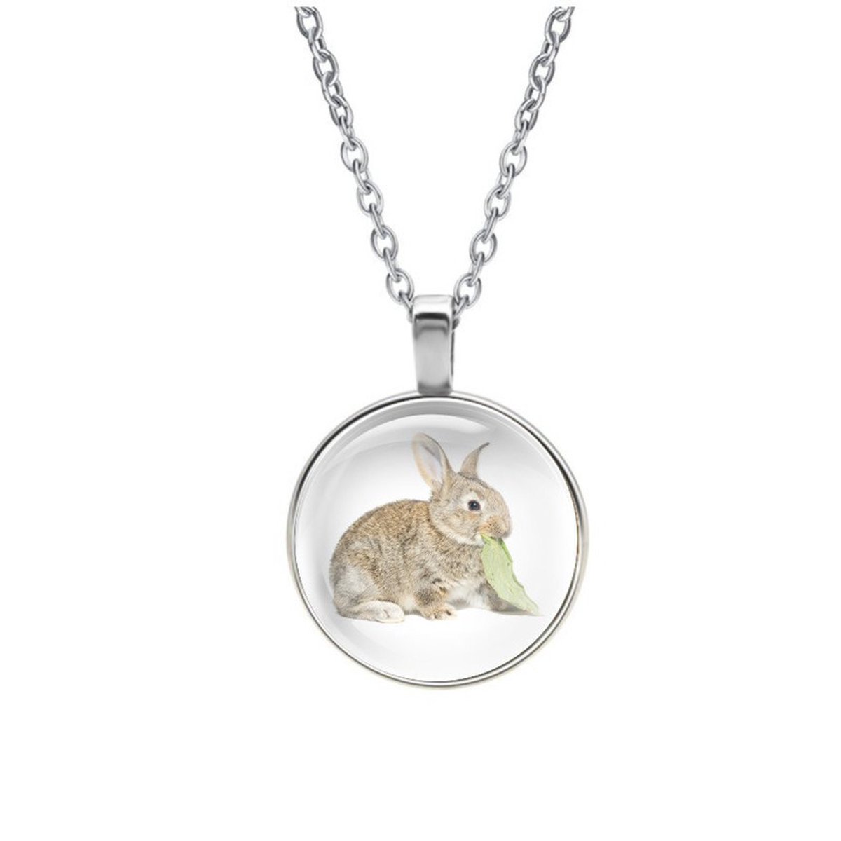 Ketting Glas - Konijn
