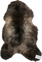 Schapenvacht Donker Gemeleerd L (105x60cm) NORDSKINS - Vloerkleed - Dierenvellen - 100% Echt - Schapenvacht