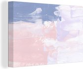 Canvas Schilderij Pastel - Design - Verf - 30x20 cm - Wanddecoratie