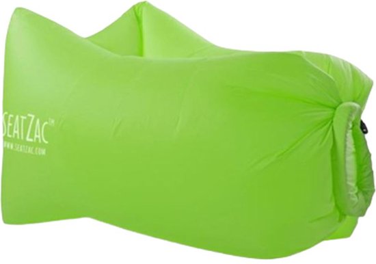 Zitzak met lucht - Groen - Polyester - 130 cm