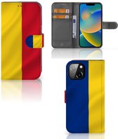 GSM Hoesje Geschikt voor iPhone 14 Bookcase Roemenië