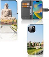 Smartphone Hoesje Geschikt voor iPhone 14 Bookcase Boeddha