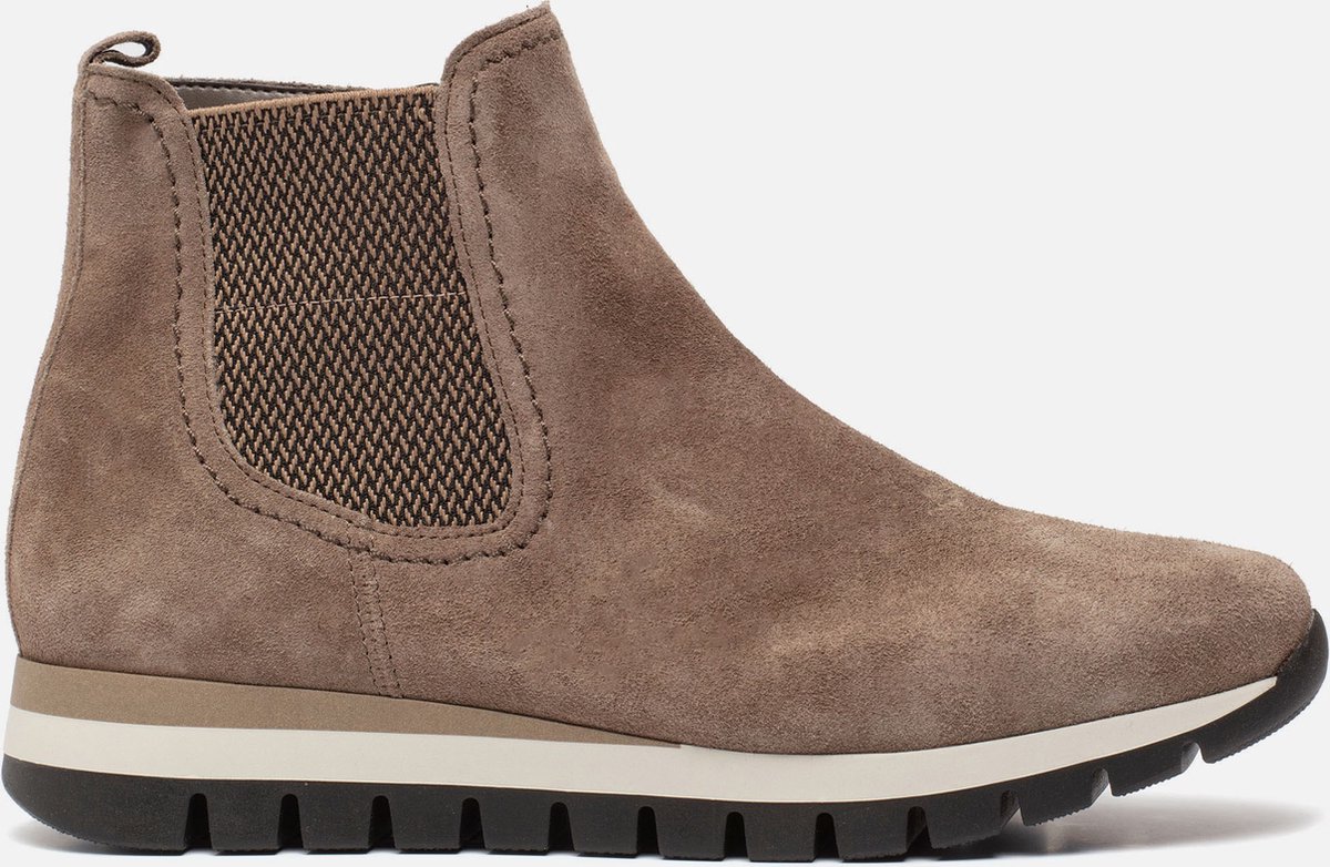 Gabor Comfort Chelsea boots groen Suede - Dames - Maat 38.5 | bol.com
