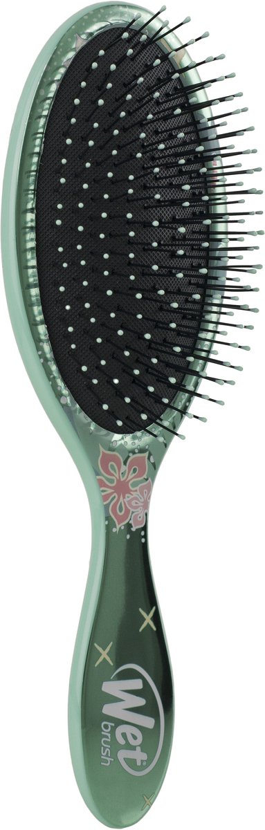 Wet Brush Original Detangler Disney Princess Moana Kinderen Paddle haarborstel Meerkleurig, Blauwgroen 1 stuk(s)