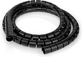 Gestion des câbles Nedis - Manchon spiralé - 1 pièce - Épaisseur maximale du câble : 28 mm - PE - Zwart
