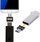 Mini Android-stijl Micro USB OTG USB-schijflezer, voor iPhone, Galaxy, Huawei, Xiaomi, LG, HTC en andere slimme telefoons en tablets die de OTG-functie ondersteunen
