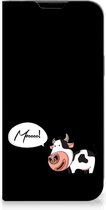 Telefoon Hoesje Geschikt voor iPhone 14 Plus Flipcover Cow Gepersonaliseerd Cadeau