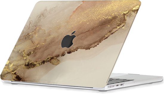 Lunso - housse de protection - MacBook Air 13 pouces M2 (2022) - Sweet Caramel