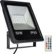 Bailey LED Bouwlamp RGBWW 50W + Controller Wit 3000K 1080lm Rood 450lm Groen 950lm Blauw 170lm IP65