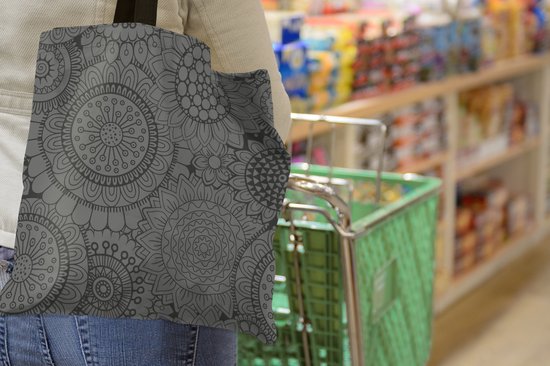 Sac à bandoulière - Sac de plage - Shopper Design - Bohème - Tournesol - 45x45 cm - Sac en coton