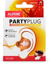 Alpine PartyPlug - Muziek Oordoppen - Transparant - SNR 19 dB - 1 paar Alpine PartyPlug - Muziek Oordoppen - Transparant - SNR 19 dB - 1 paar