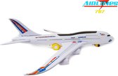 Avion speelgoed Airbus 59CM - Senior Aviation Airways 787 Dreamliner - lumière LED + sons et roues mobiles (piles incluses)