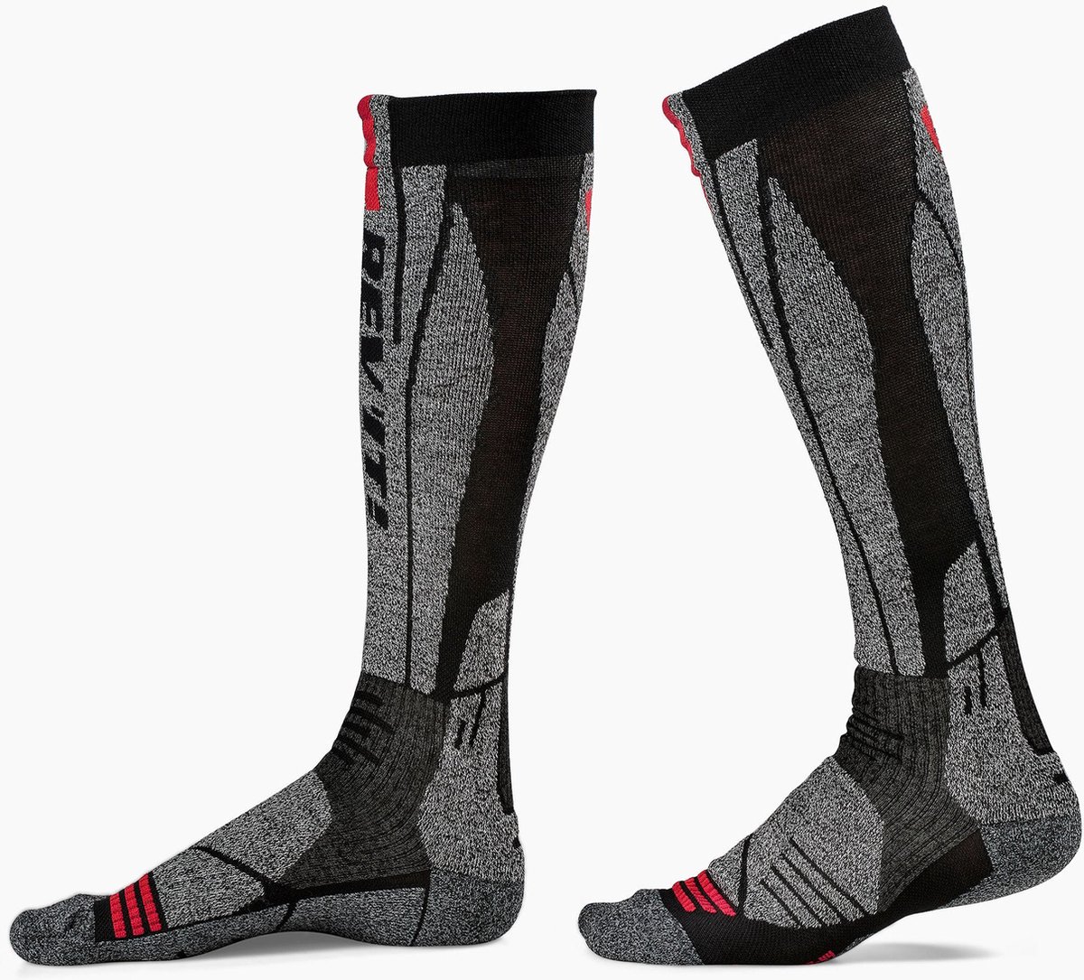 REV'IT! Kalahari Dark Grey-Red Socks 35-38