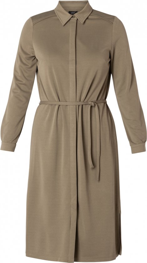YESTA Aylem Essential Jurk - Soft Army - maat 0(46)