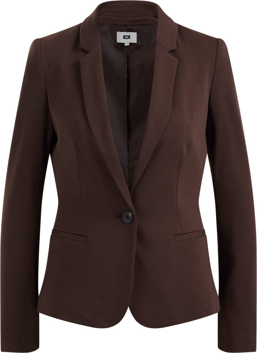 WE Fashion Dames getailleerde jersey stretch blazer