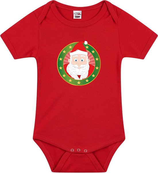 Peuter in Het Kostuum Van De Kerstman Stock Afbeelding - Image of leuk