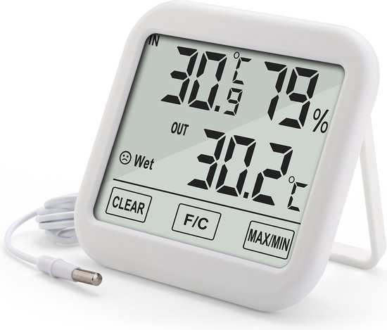 USB-thermometer, Computer Realtime Temperatuurdatalogger, Boven- en Ondertemperatuuralarm, voor Binnen- en Buitenopslagruimten in de Serverruimte