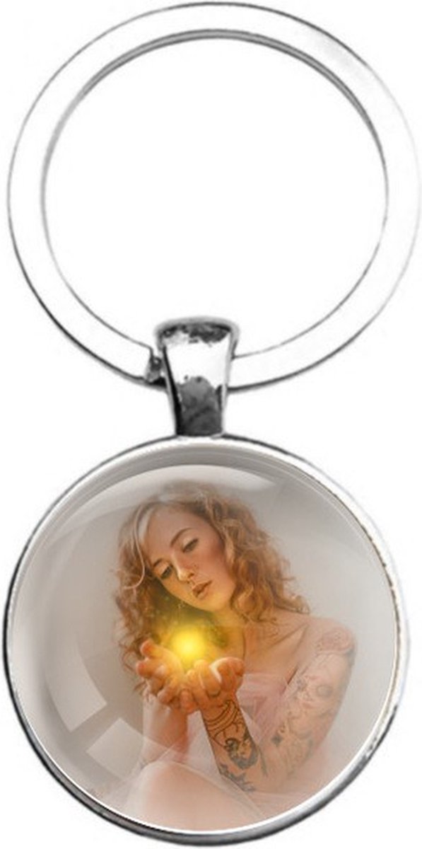 Sleutelhanger Glas - Engel