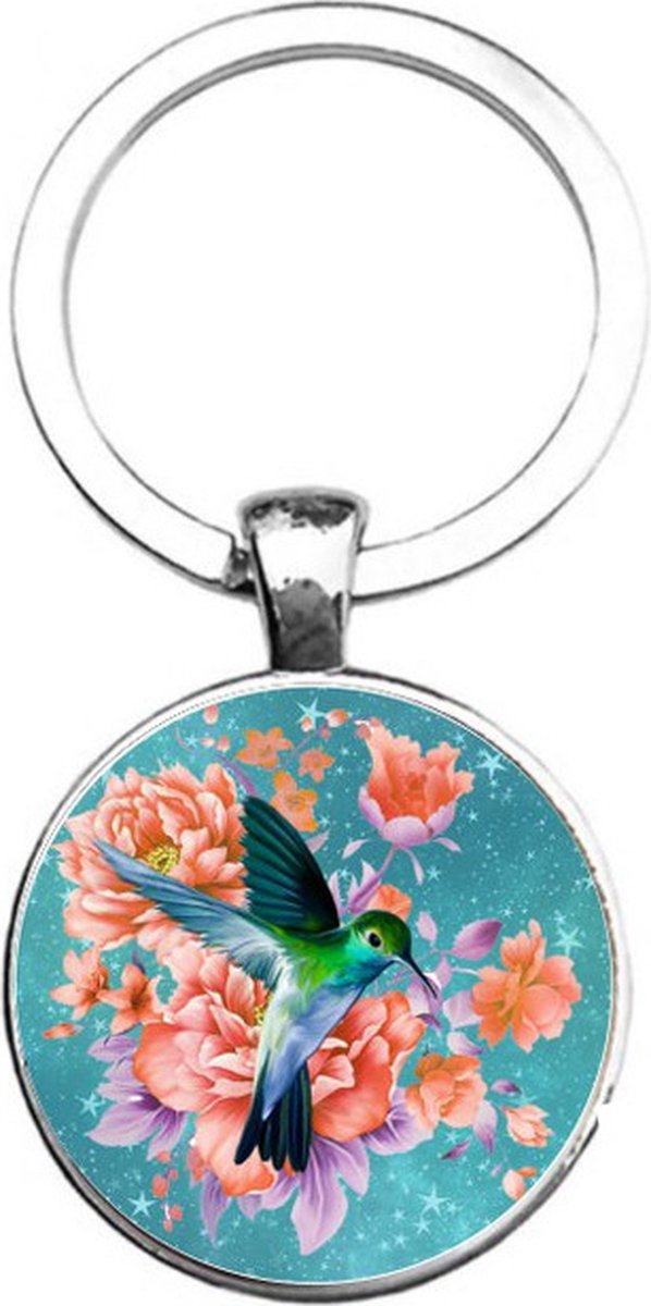 Sleutelhanger Glas - Vogel