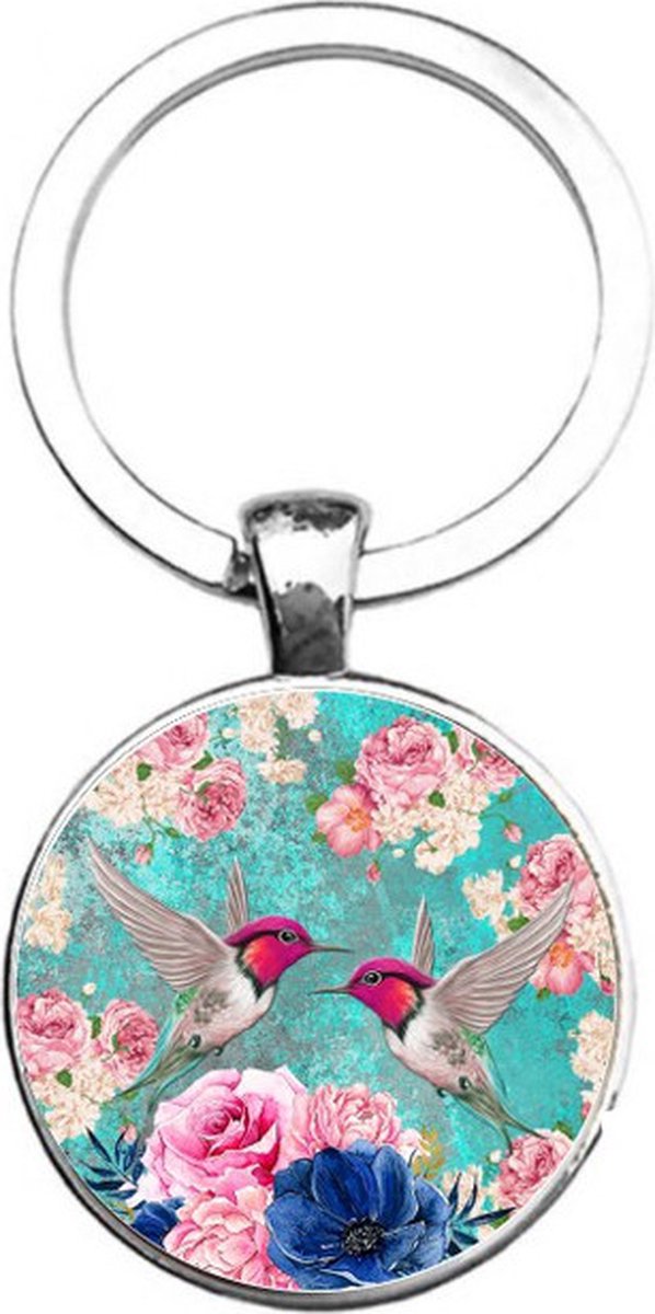 Sleutelhanger Glas - Vogels