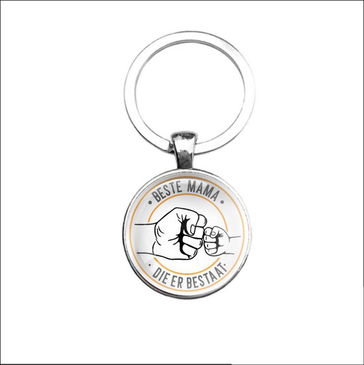 Sleutelhanger Glas - Beste Mama