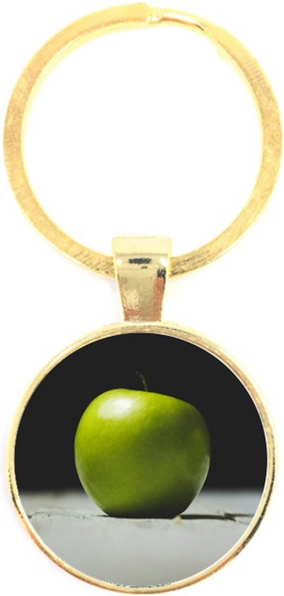 Sleutelhanger Glas - Appel