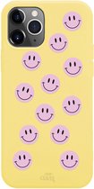 iPhone 11 Pro Max Case - Smiley Colors Yellow - iPhone Plain Case