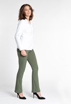 Groene Broek/Pantalon van Je m'appelle - Dames - Travelstof - Maat 2XL - 1 maat beschikbaar