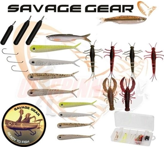 Savage Gear Dropshot Pro Pack Kit 22pcs Dropshot Pro Pack Kit 22pcs 