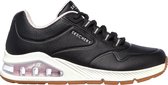 Skechers Uno 2 Best Sneakers Zwart/Roze Dames - Maat 39