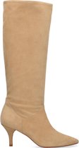 Another Label Bodil Wrinkled Boot Hoge laarzen - Dames - Camel - Maat 39