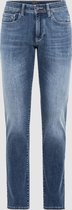 camel active Slim Fit Organic Cotton-Mix Jeans - Maat menswear-42/32 - Blauw