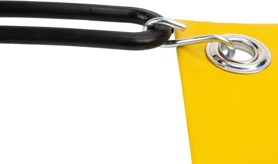 Afdekzeilwinkel - Spanrubber met s-haak 40cm elastiek zwart — afbeelding 4