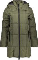 Jacqueline de Yong Jas Jdydaisy Long Padded Jacket Otw Hab 15234213 Forest Night/black Cont Dames Maat - M