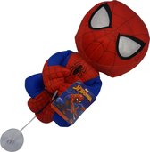 Spiderman - Hanging Action + Zuignap - Knuffel - Marvel - 30 cm