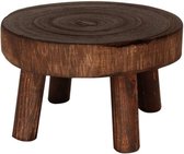 Plantenkruk - 1 stuk - Maat M 17 X 9 CM - Vintage Bruin - Plantentafeltje Voor Binnen - Plantenstandaard