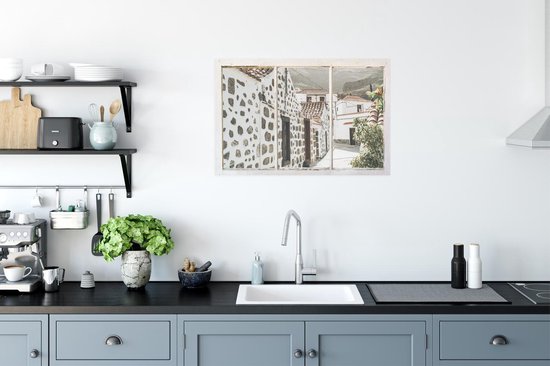 Affiche Vue à travers - Architecture - Été - 60x40 cm