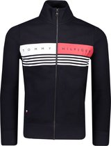 Tommy Hilfiger Vest Blauw Normaal - Maat M - Heren - Herfst/Winter Collectie - Katoen