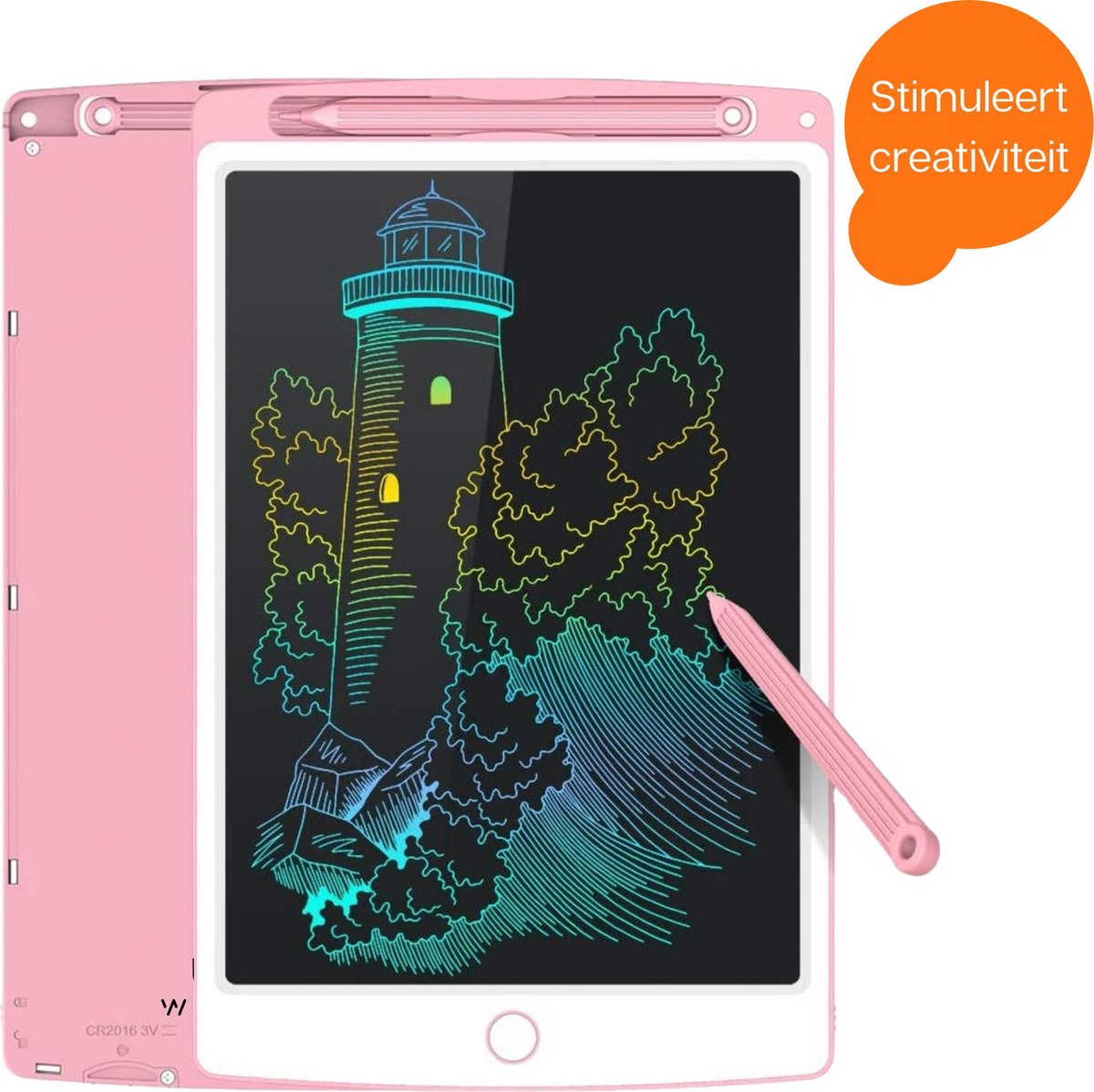 Tekentablet kinderen WBTT® - Tekenbord - LCD Tekentablet kinderen - Grafische tablet kinderen - Kindertablet Roze