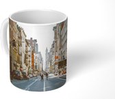 Mok - Drukke straat in New York - 350 ML - Beker