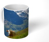 Mok - Zwitserse koe voor de Eiger in het Jungfrau-gebied - 350 ML - Beker