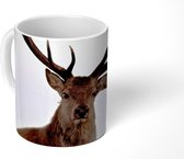Mok - Portret - Hert - Gewei - 350 ML - Beker