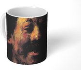 Mok - De lachende man - Rembrandt van Rijn - 350 ML - Beker